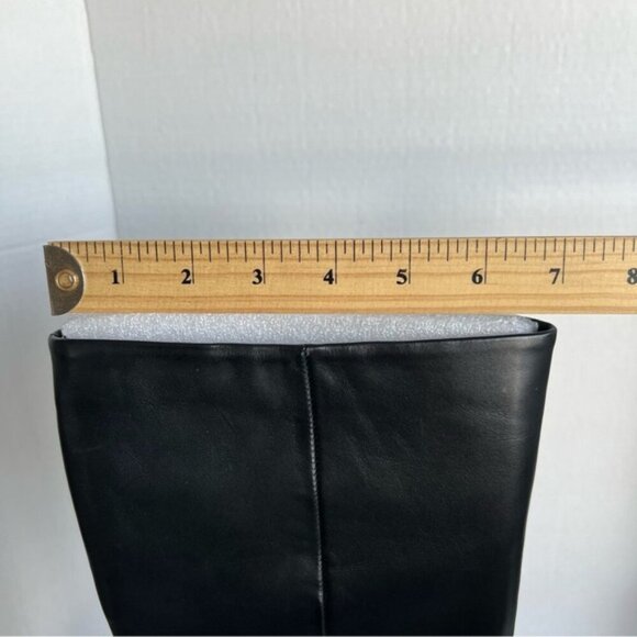 Steve Madden - Women's Lizette Black Leather Heeled Boot. Size: 8. NIB. (1796) - Picture 12 of 16